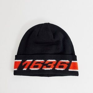 ASOS Fisherman Beanie Black with 1636 band